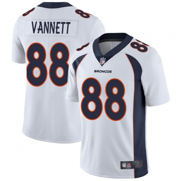 Men's Denver Broncos #88 Nick Vannett Orange Vapor Untouchable Limited Stitched NFL Jersey